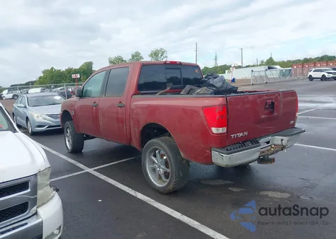 2004 Nissan Titan Xe z USA, uszkodzony, nr VIN 1N6AA07B34N562859